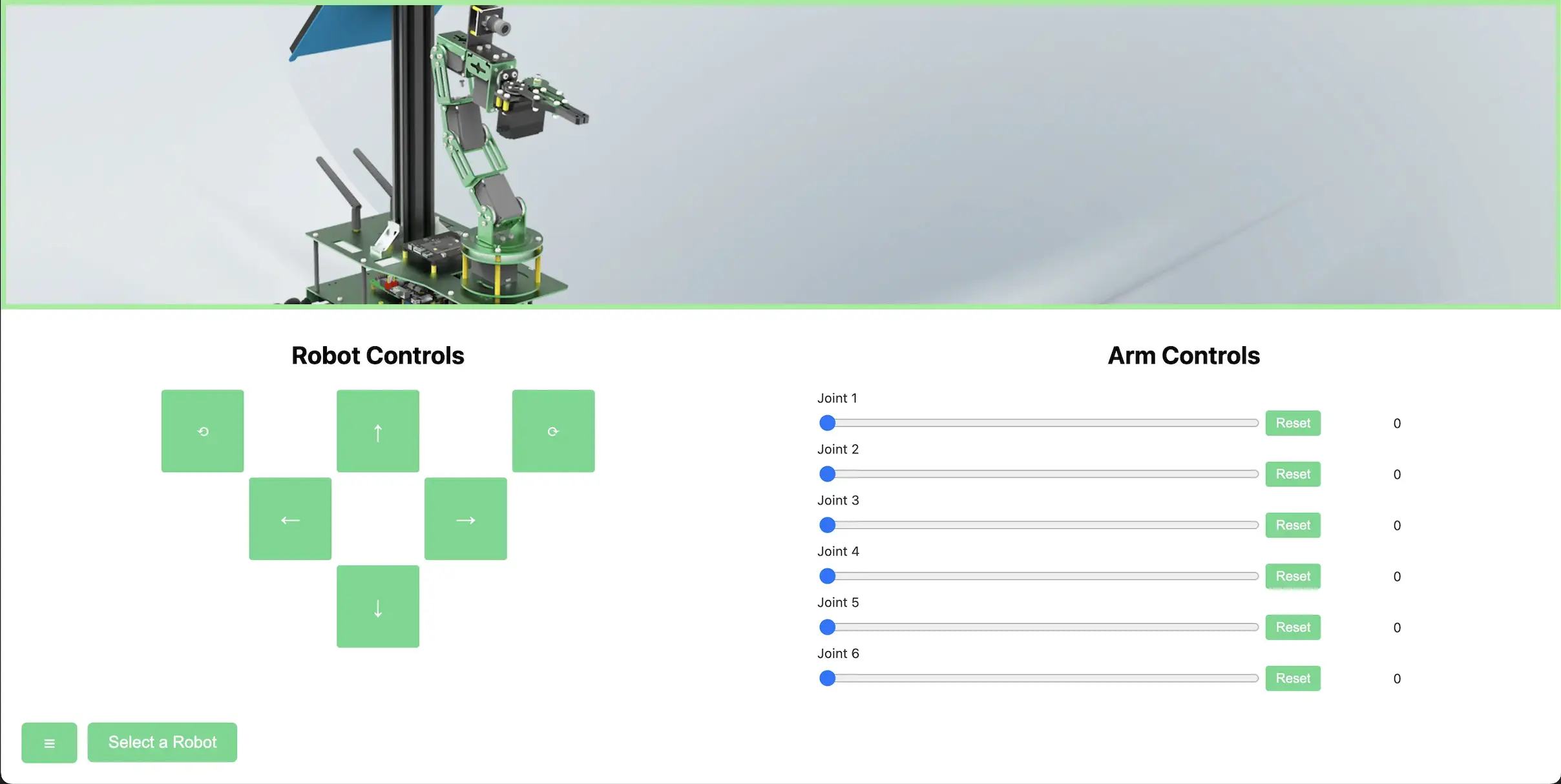 Robot Control Interface