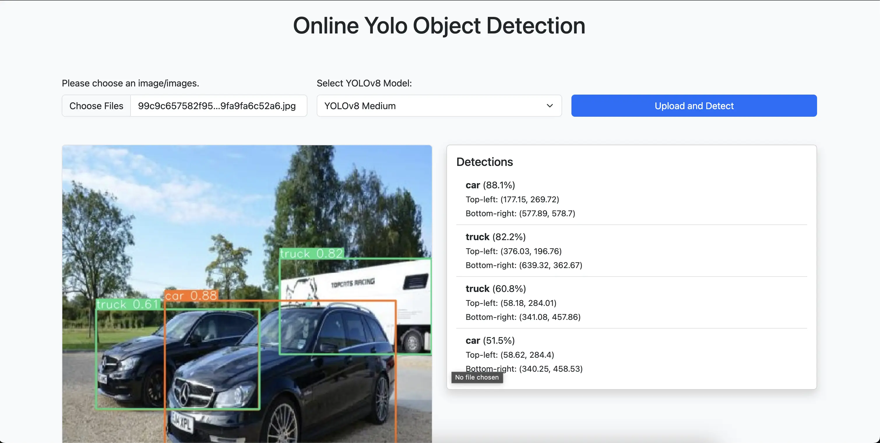 Real-time Detection System